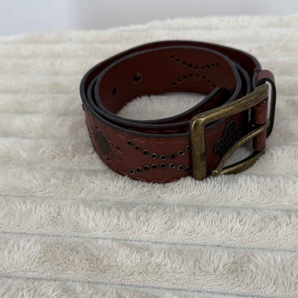 Vtg Faded Glory Brown Belt size large